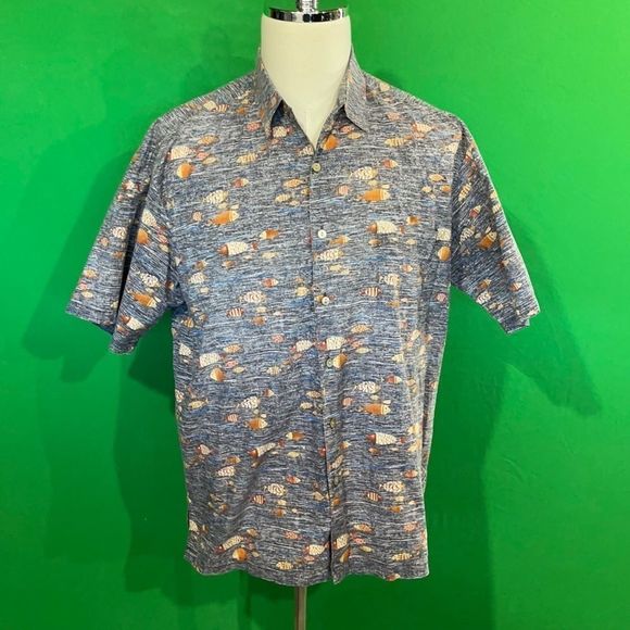 Chemise Tori Richard Hawaii Manches Courtes XL - Imprimé Floral Aloha - Occasion Très Bon état